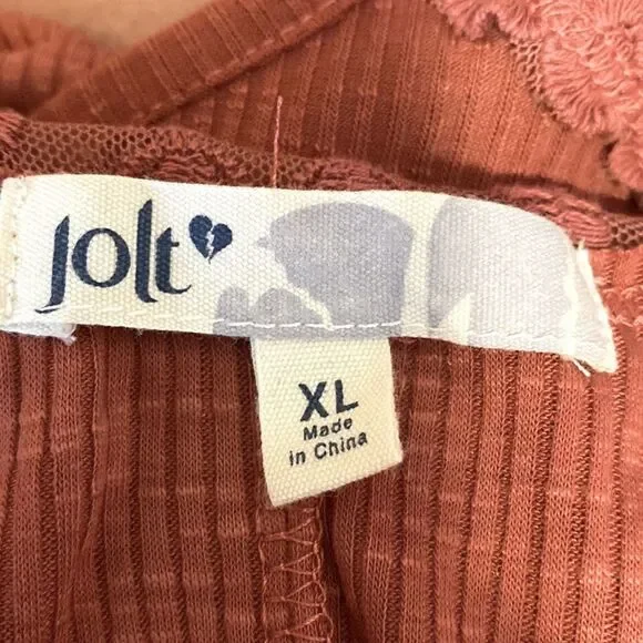 Jolt rust swing boho top - Picture 1 of 4